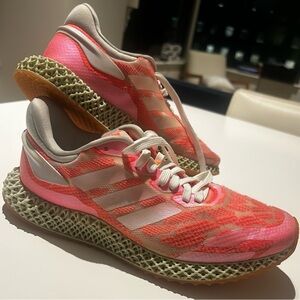 ADIDAS 4D RUN 1.0 FW6838 unisex sneakers, 
Signal Coral US women’s 9,5-men’s 8